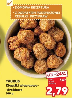 Klopsiki wieprzowo-drobiowe promocja w Kaufland