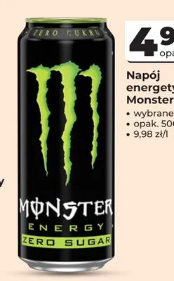Napój energetyczny Monster promocja w Odido