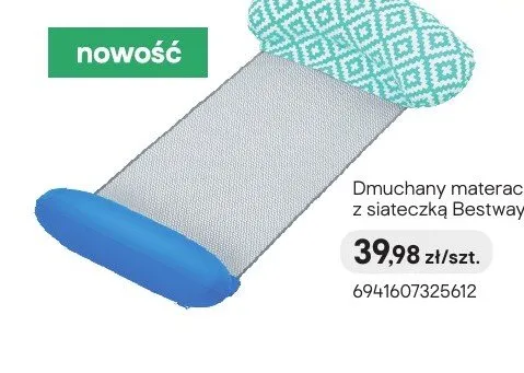 Dmuchany materac z siateczką promocja w Castorama