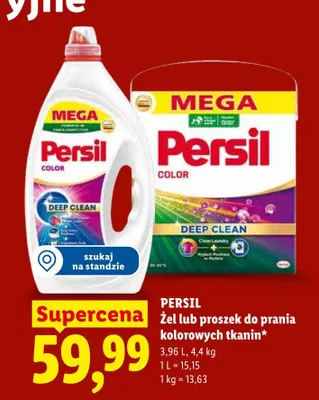 Proszek do prania kolorowych tkanin Persil Color Deep Clean MEGA promocja w Lidl