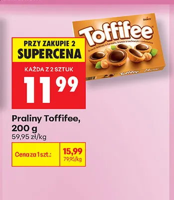 Praliny Toffifee promocja w Biedronka