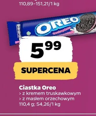 Ciastka z kremem truskawkowym Oreo promocja w Netto