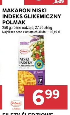 Makaron Niski Indeks Glikemiczny Polmak promocja w Stokrotka