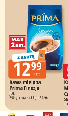 Kawa mielona Prima Finezja promocja w Leclerc