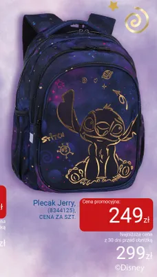 Plecak szkolny CoolPack Jerry Disney Stitch promocja w Smyk