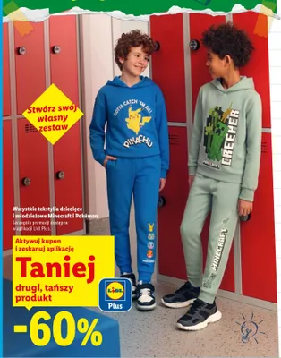 Spodnie dresowe dziecięce Minecraft promocja w Lidl