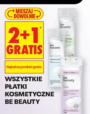 Płatki kosmetyczne Be Beauty promocja w Biedronka