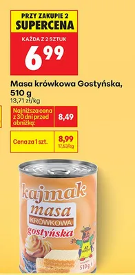 Masa krówkowa Gostyńska promocja w Biedronka