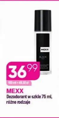 Dezodorant w szkle Mexx promocja w Drogerie Koliber