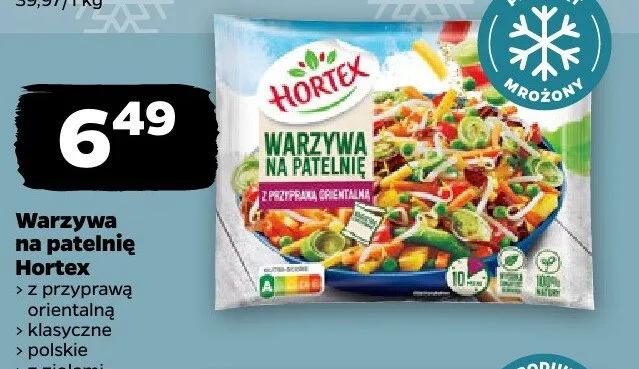Warzywa na patelnię Hortex z przyprawą orientalną promocja w Netto