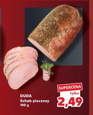 Schab pieczony Duda promocja w Kaufland