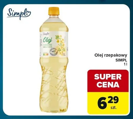 Olej rzepakowy Simpl promocja w Globi