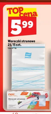 Woreczki strunowe Ravi 2 l 15-pak promocja w TOPAZ