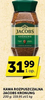 Kawa rozpuszczalna Jacobs Kronung promocja w Groszek