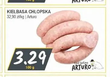 Kiełbasa chłopska Arturo promocja w Słoneczko