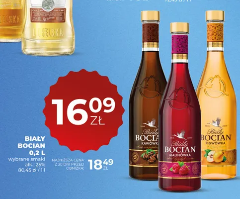 Wódka Biały Bocian promocja w Duży Ben