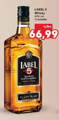 Whisky Label 5 40% promocja w Kaufland