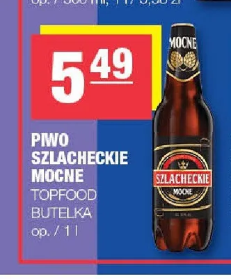 Piwo Szlacheckie Mocne promocja w SPAR