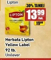 Herbata czarna Lipton Yellow Label promocja w API Market