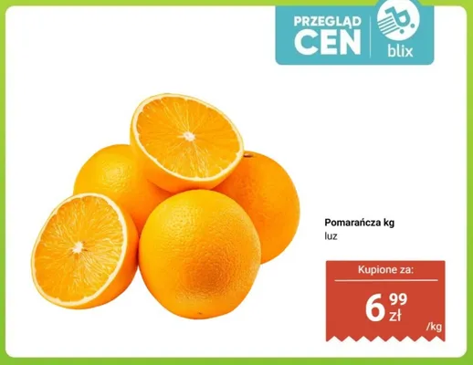 Pomarańcza luz promocja w Dino