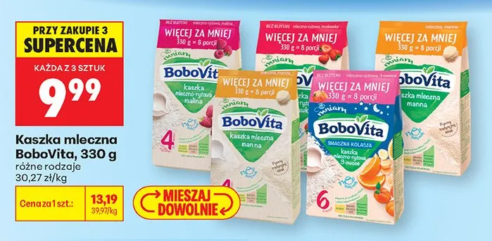 Kaszka manna BoboVita promocja w Biedronka