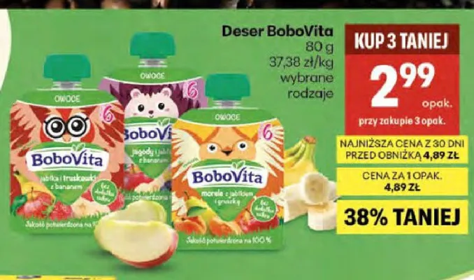 Deser BoboVita promocja w Delikatesy Centrum