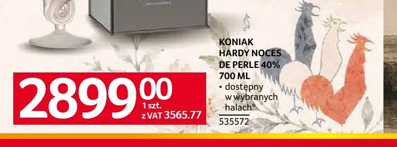 Koniak Hardy Noces de Perle promocja w Selgros