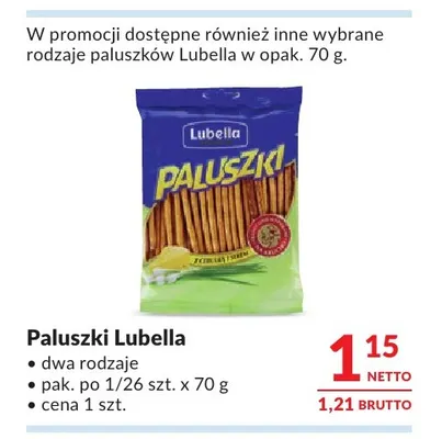 Paluszki Lubella promocja w Makro