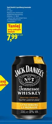 Drink Jack Daniel's Lynchburg Lemonade promocja w Lidl