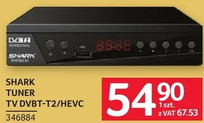 Tuner TV DVBT-T2/HEVC promocja w Selgros