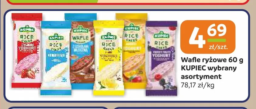 Wafle ryżowe Kupiec promocja w Społem Częstochowa