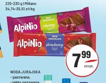 Czekolada Alpinio strawberry Millano promocja w Sedal