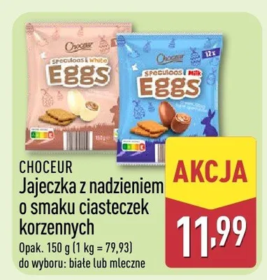 Jajeczka z nadzieniem o smaku ciasteczek korzennych promocja w Aldi