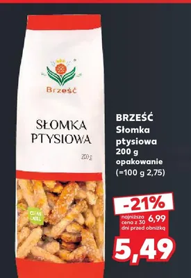 Słomka ptysiowa Brześć promocja w Kaufland