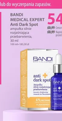 Ampułka silnie rozjaśniająca przebarwienia Bandi Medical Expert Anti Dark Spot promocja w Hebe