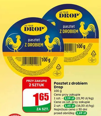 Pasztet z drobiem promocja w Dino