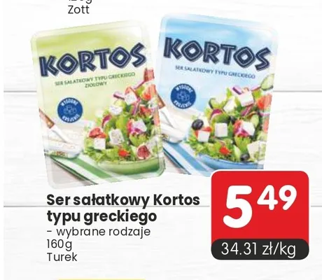 Ser sałatkowy Kortos typu greckiego ziołowy promocja w Market Point