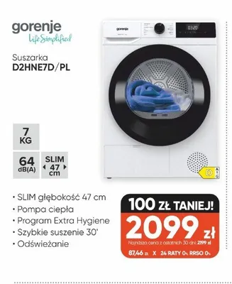 Suszarka Gorenje D2HNE7D/PL promocja w Max Elektro