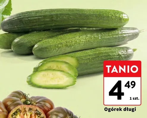 Ogórek długi promocja w Intermarche