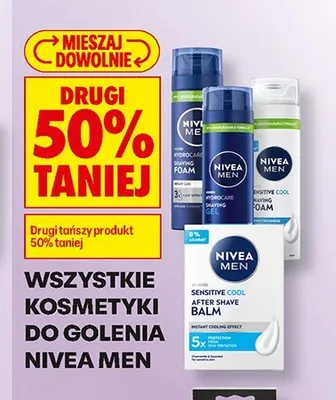 Pianka do golenia Nivea Men Sensitive Cool promocja w Biedronka