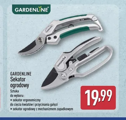 Sekator ogrodowy GARDENLINE promocja w Aldi