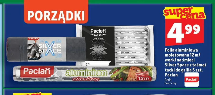 Worki na śmieci Silver Space z taśmą Paclan promocja w TOPAZ