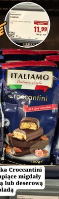 Przekąski Croccantini z czekoladą gorzką Italiamo promocja w Lidl