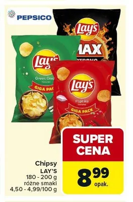 Chipsy Lay's promocja w Carrefour