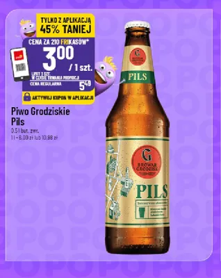 Piwo Grodziskie Pils promocja w POLOmarket