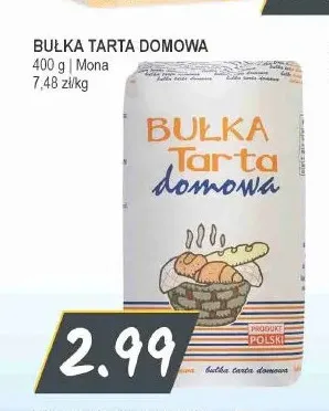 Bułka tarta domowa Mona promocja w Słoneczko