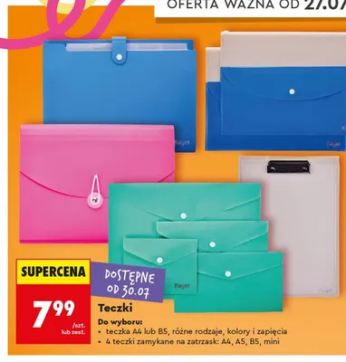 Teczka A4 Kayet promocja w Biedronka