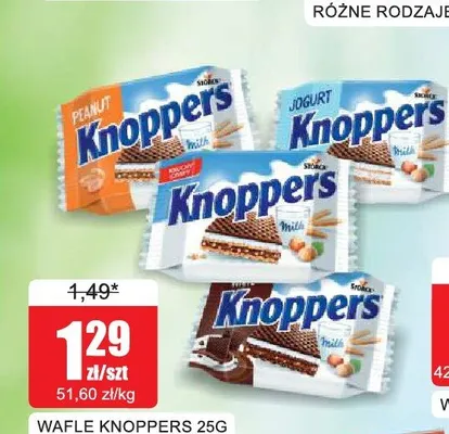Wafle Knoppers Milk promocja w Bingo