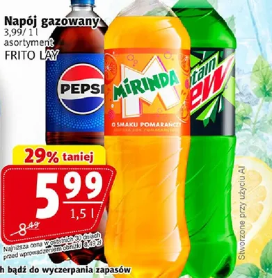 Napój gazowany Mirinda promocja w Prim Market