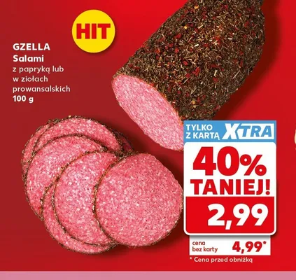 Salami Gzella promocja w Kaufland